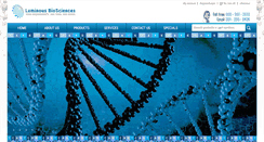 Desktop Screenshot of luminousbio.com