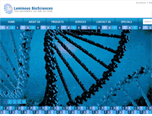 Tablet Screenshot of luminousbio.com